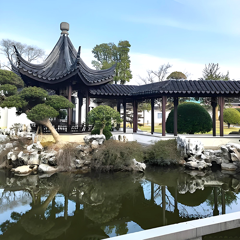 别墅庭院假山设计